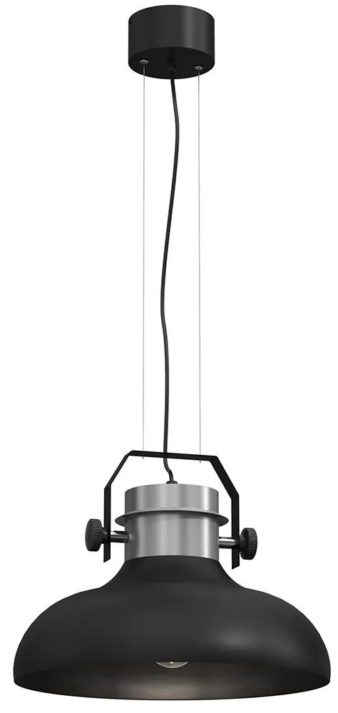 Csillár zsinóron HELSING 1xE27/60W/230V matt króm