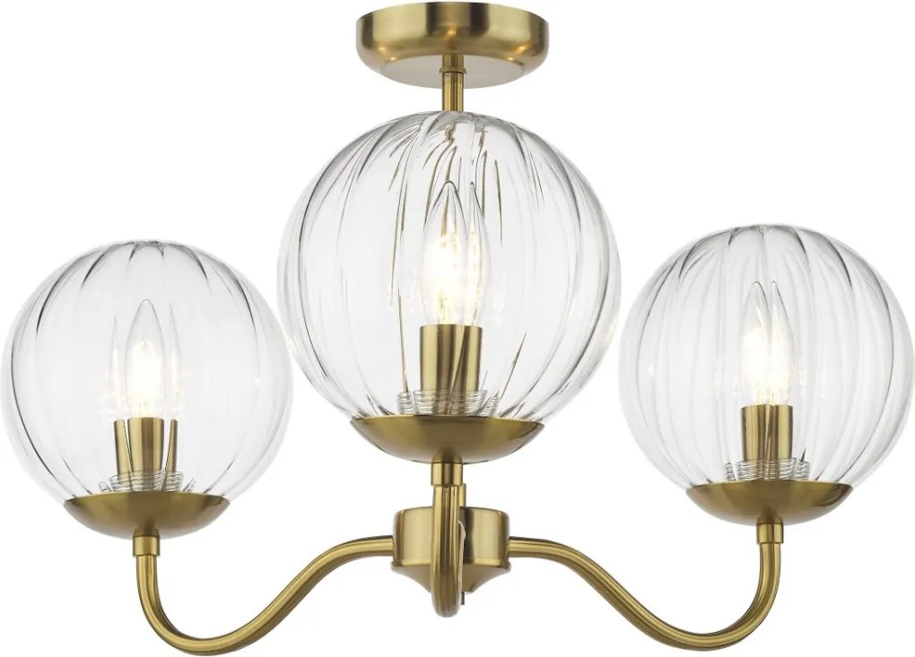 Dar Lighting Jocelyn JOC5342 Plafonlámpa 3x40w/E14