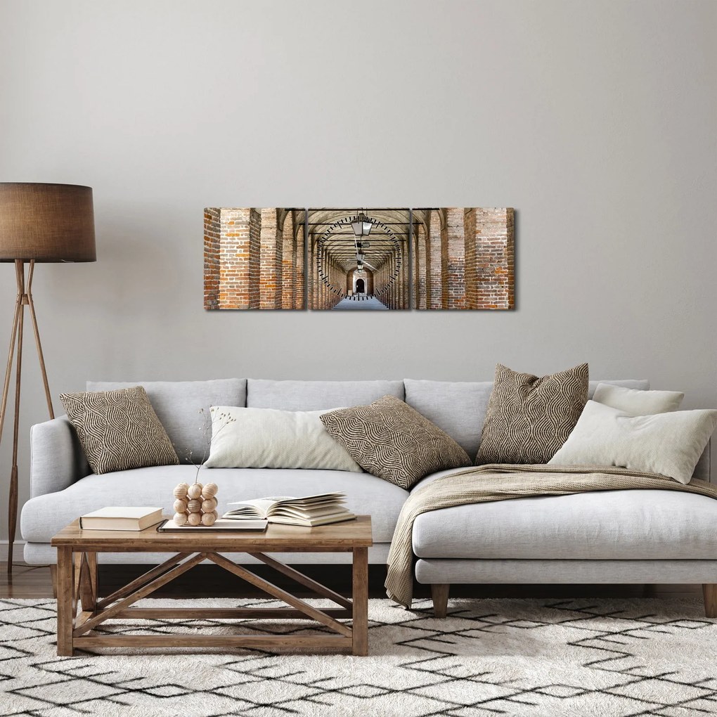 Kép - Folyosó, 3D (órával) (90x30 cm)