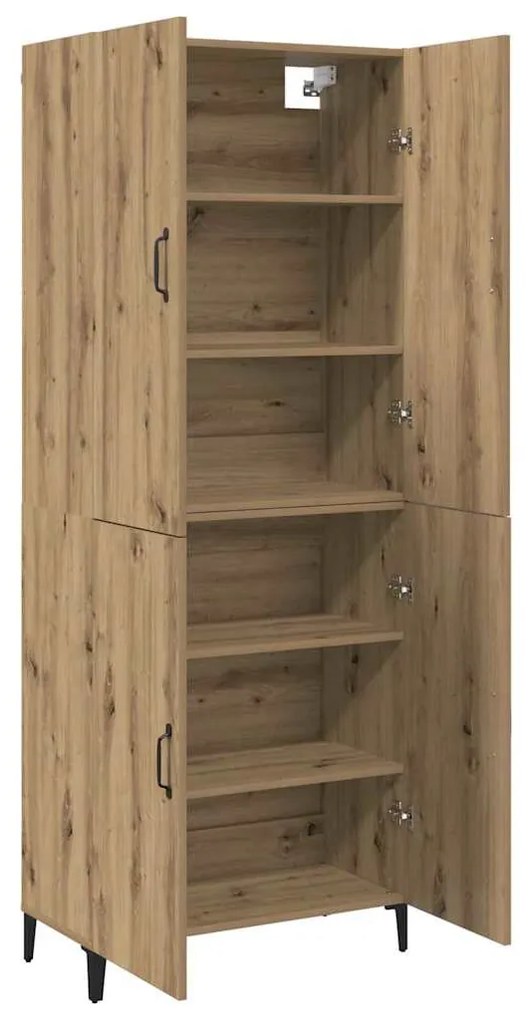 Magasfiú kézműves tölgy 69.5 x 34 x 180 cm Faanyag