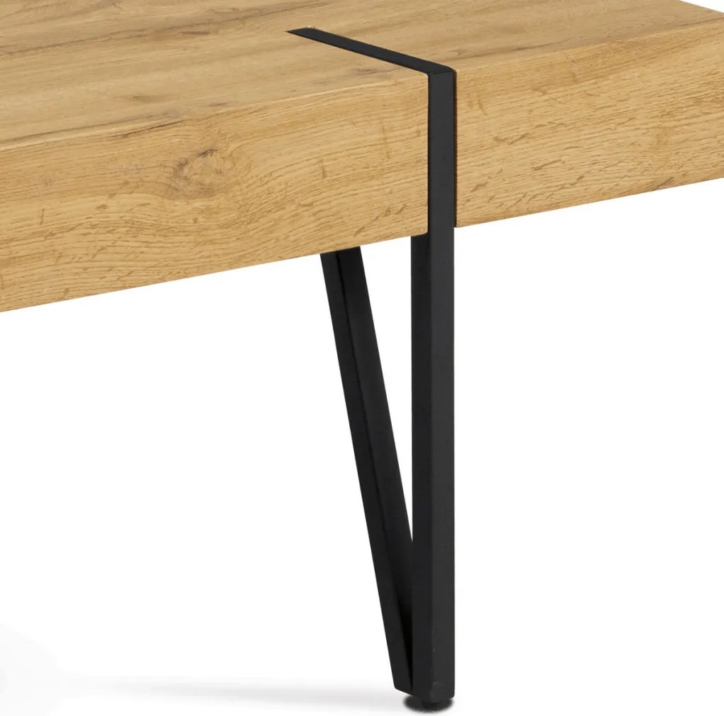 Dohányzóasztal 110 × 60 × 42 cm MDF vadtölgy AHG-233 OAK