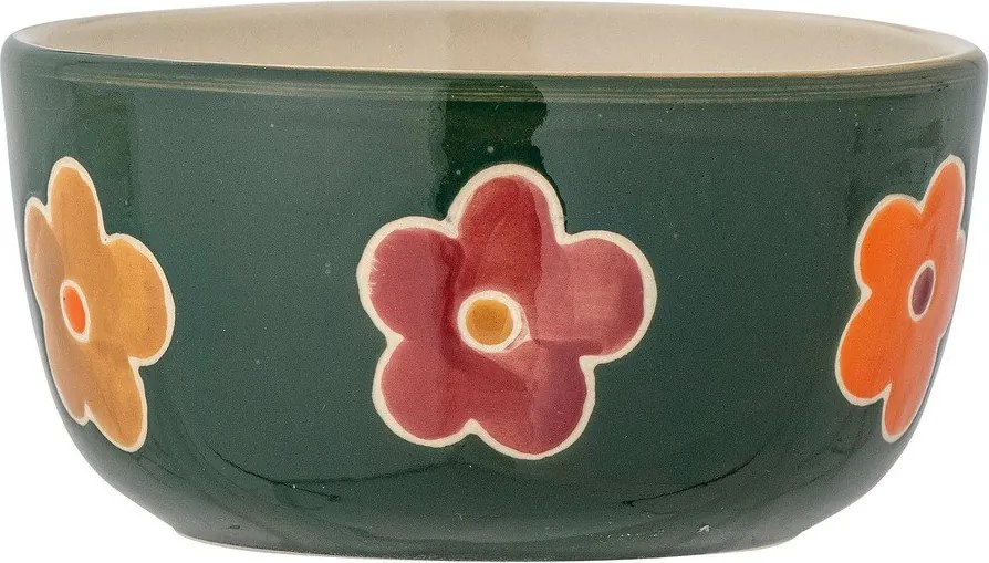 Sötétzöld kőedény gyerek tálka ø 12 cm Addy – Bloomingville Mini