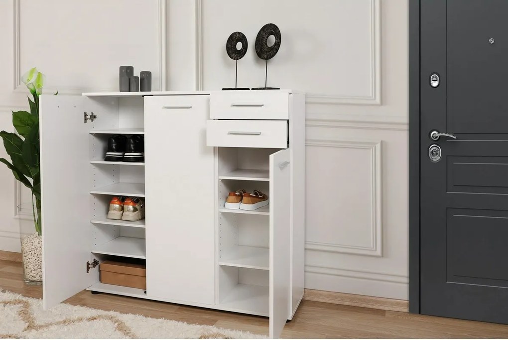 Adre White cipősszekrény