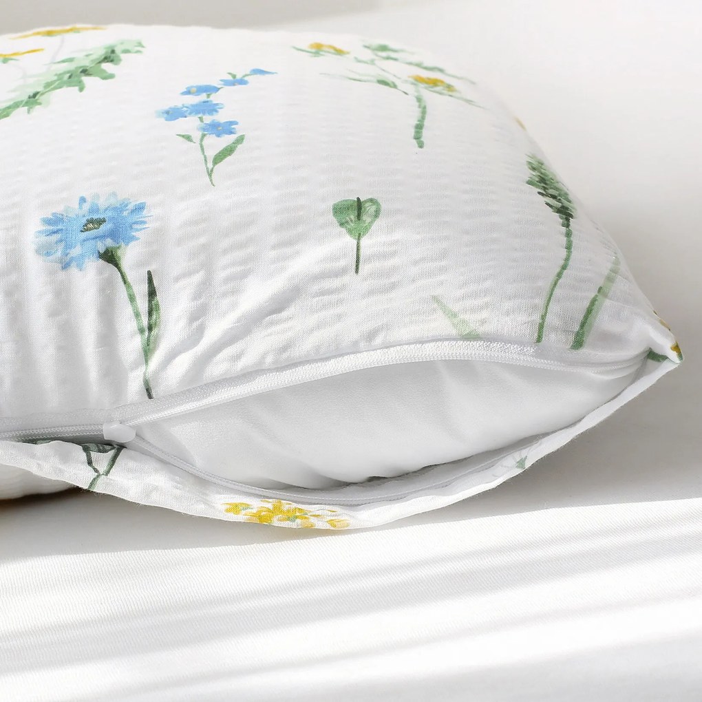 Goldea krepp párnahuzat - magyar rét 45 x 45 cm