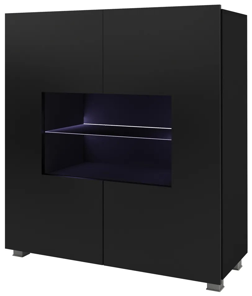 Vitrin Calabria K2D (matt fekete + fényes fekete). 1051520