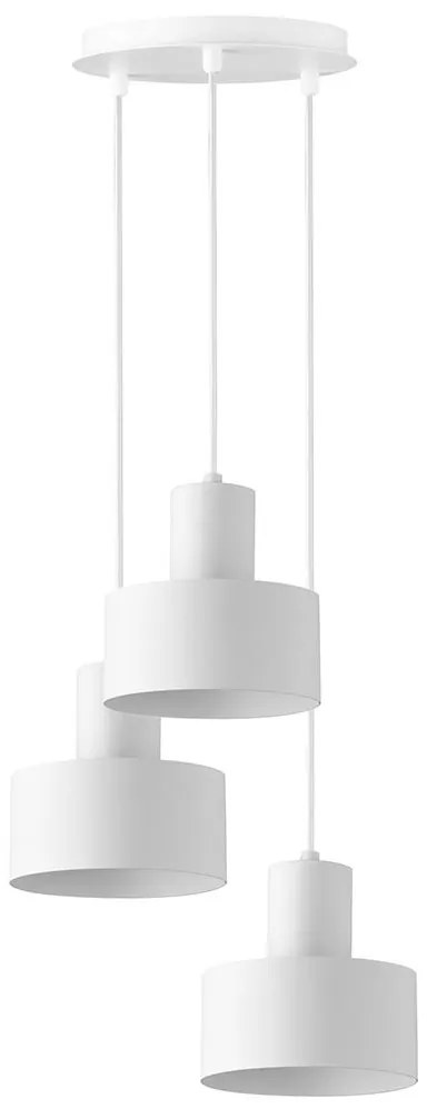 Csillár zsinóron RIF 3xE27/60W/230V fehér