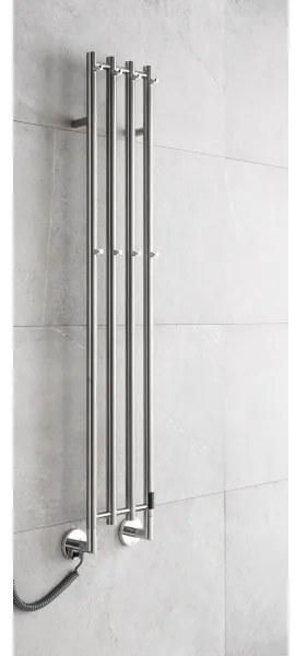 P.M.H. MO1SS-L - Elektromos törölközőszárító MONA 93W/230V 153,3 cm IP44 rozsdamentes acél