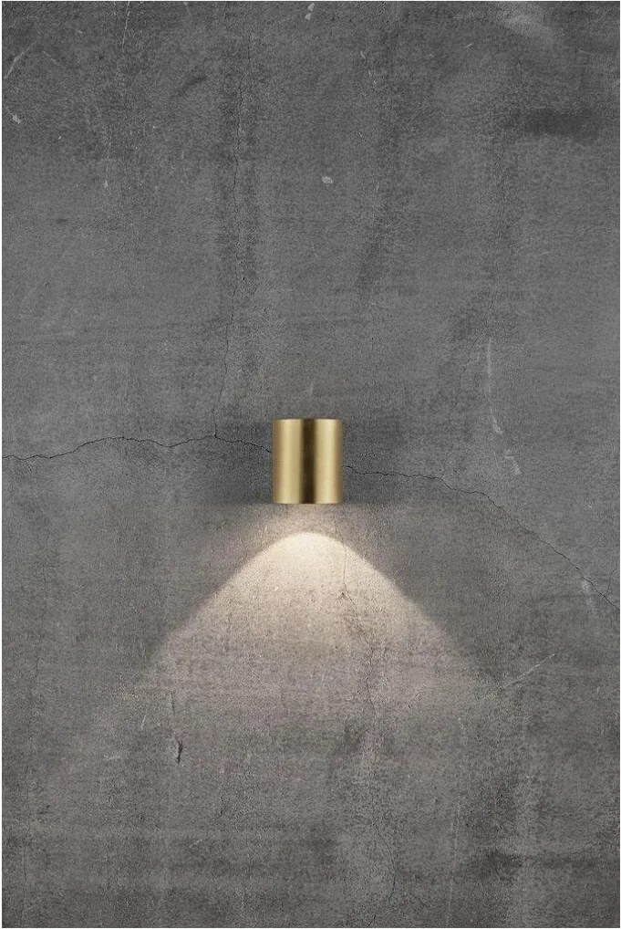 NORDLUX 49701035 CANTO Modern Kültéri Fali Lámpa Sárgaréz LED IP44