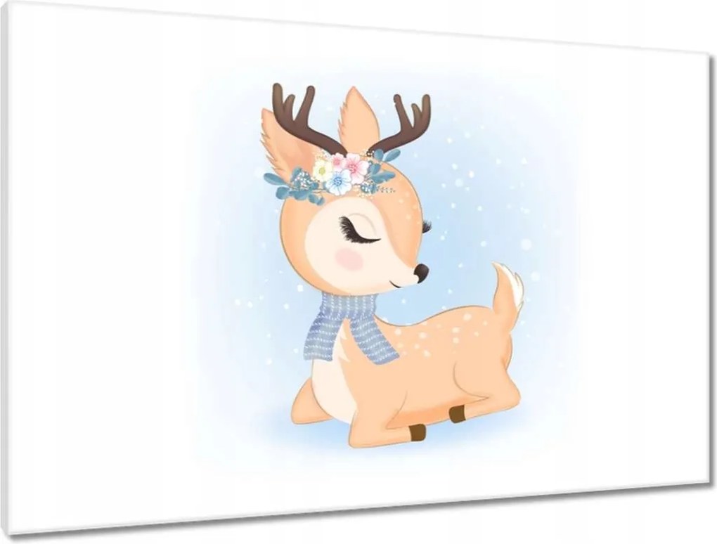 Vászonkép 90x60 Gyönyörű őzike Szarvas