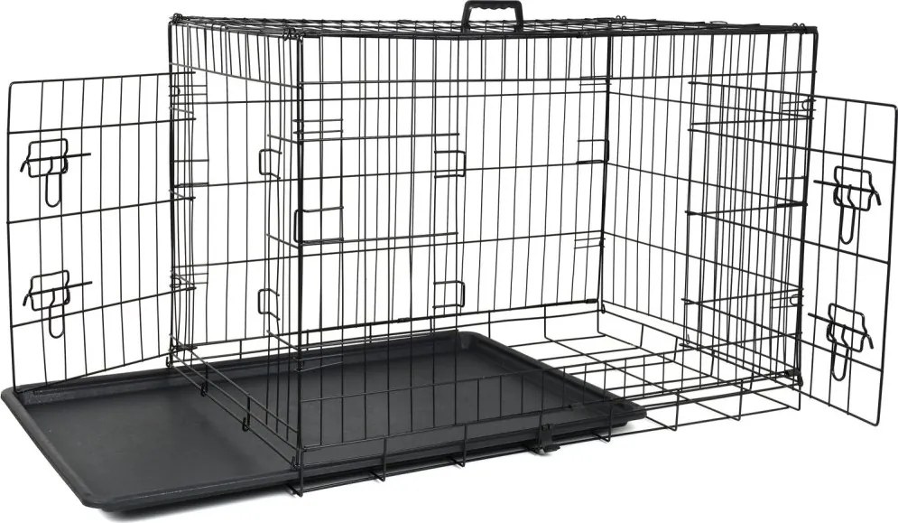 Szállító ketrec kutyának összecsukható, M - XXXL Dĺžka: 92 cm | Šírka: 57 cm