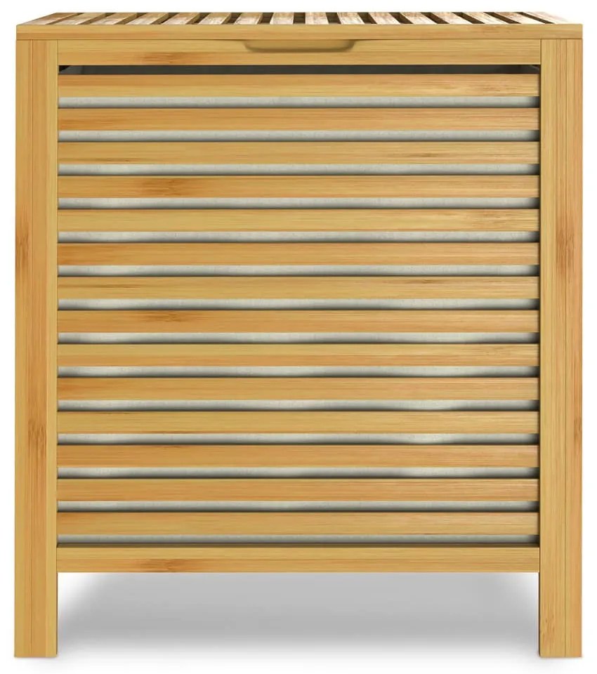 Casaria® Bambusz szennyeskosár - 62L