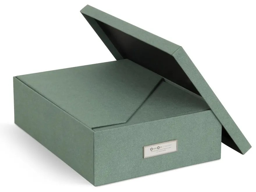 Zöld karton rendszerező szett 5 db-os dokumentumokhoz Holger Canvas Paper Laminate – Bigso