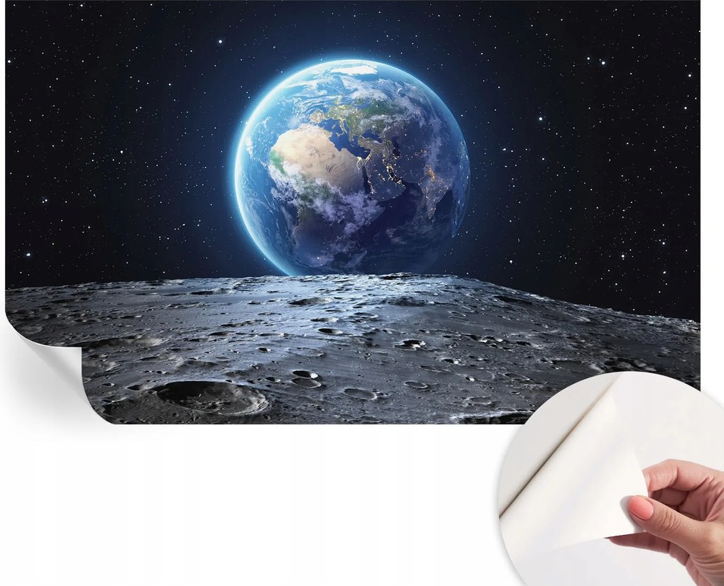 Dekoratív öntapadós fotótapéta az irodába Kozmikus panoráma 416x254 cm