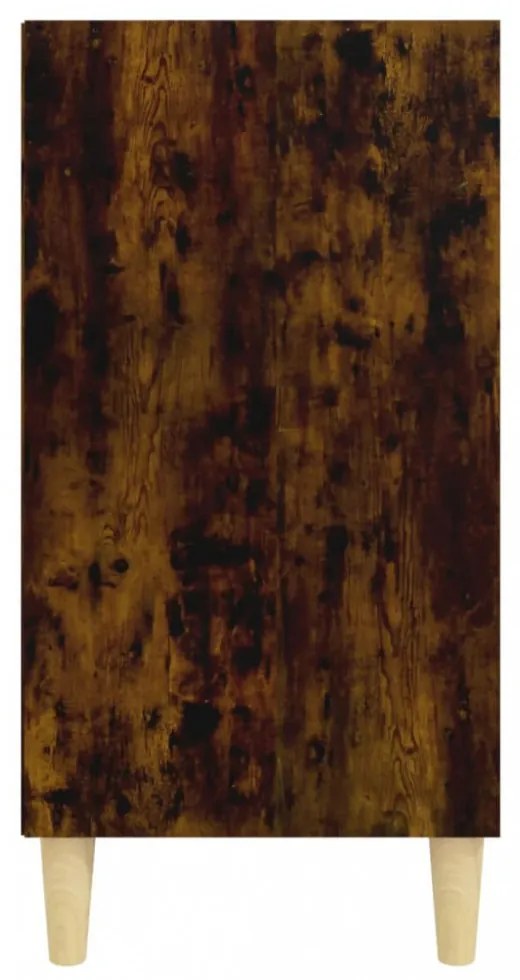 füstös tölgy színű szerelt fa tálalószekrény 57 x 35 x 70 cm