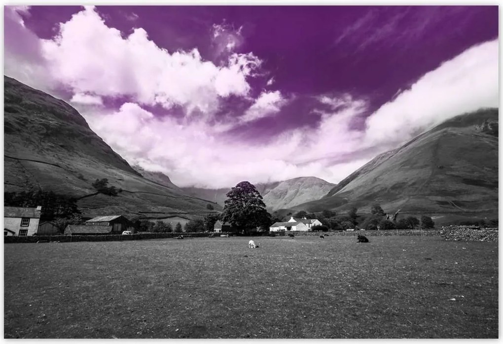 Poszterek 155x105 Lila égbolt