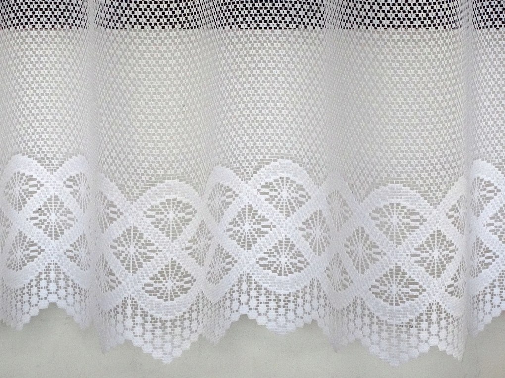 Mg Függöny jacquard Vastag 2001 Fehér 260cm Minőség 0,5m