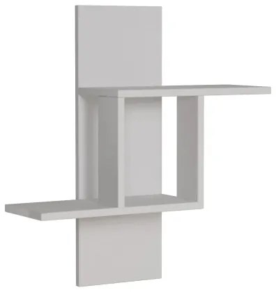 Fali polc MILL 70x64 cm fehér