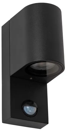 Lucide 69803/01/30 -Kültéri érzékelős lámpa ZARO 1xGU10/7W/230V IP65 fekete