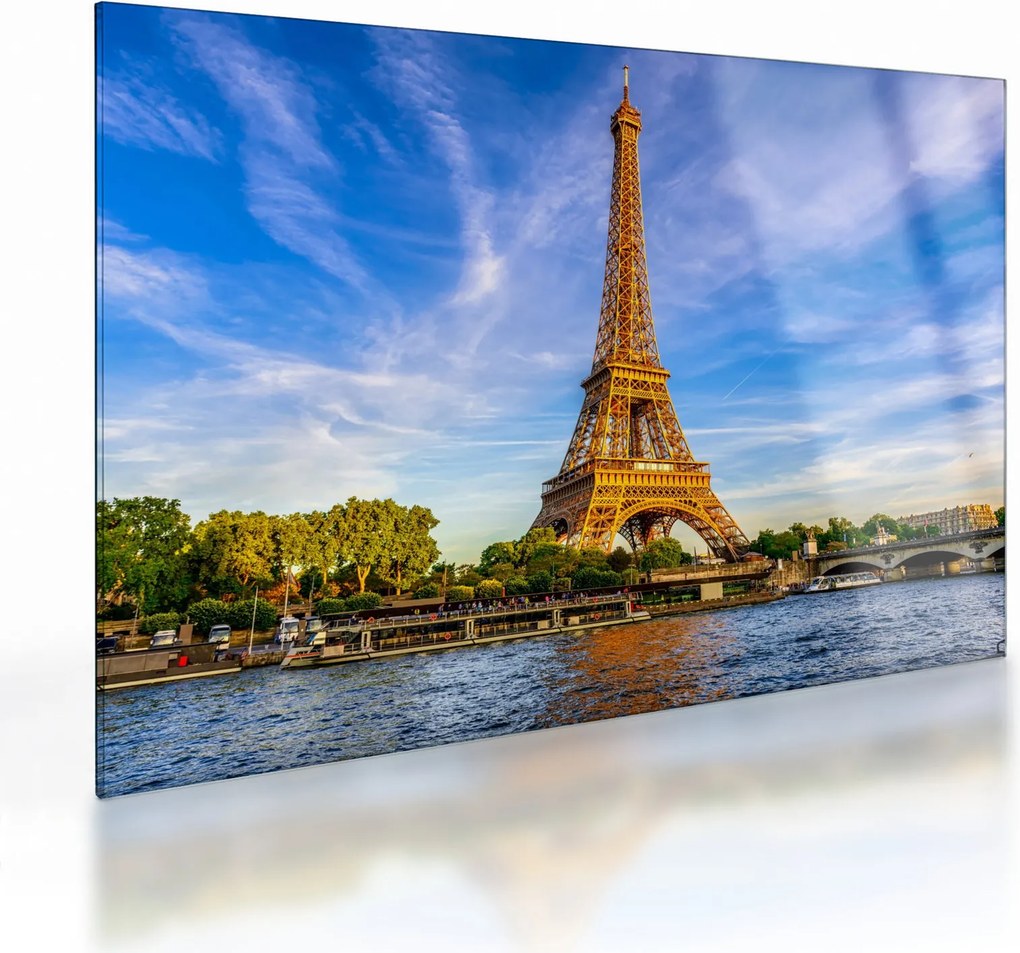 Kép - Eiffel-torony (üvegen) (70x50 cm)