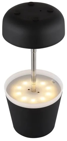 Globo 36638S - LED napelemes lámpa 10xLED/0,06W/3V IP44 fekete