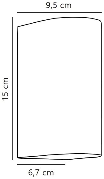 Nordlux - LED Kültéri fali lámpa ASBOL LED/13,3W/230V IP44