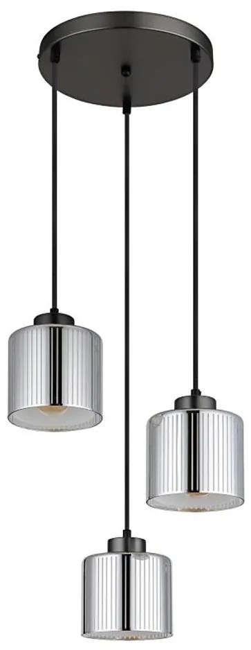 Globo 16056-3HR - Csillár zsinóron FELICIA 3xE27/60W/230V átm. 33