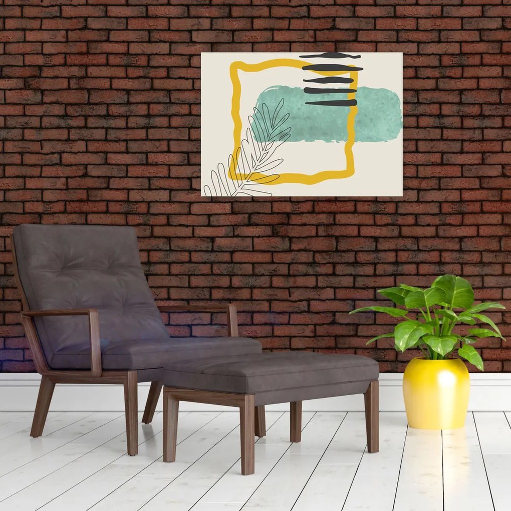 Kép - Absztrakt lapok N⁰2 (70x50 cm)