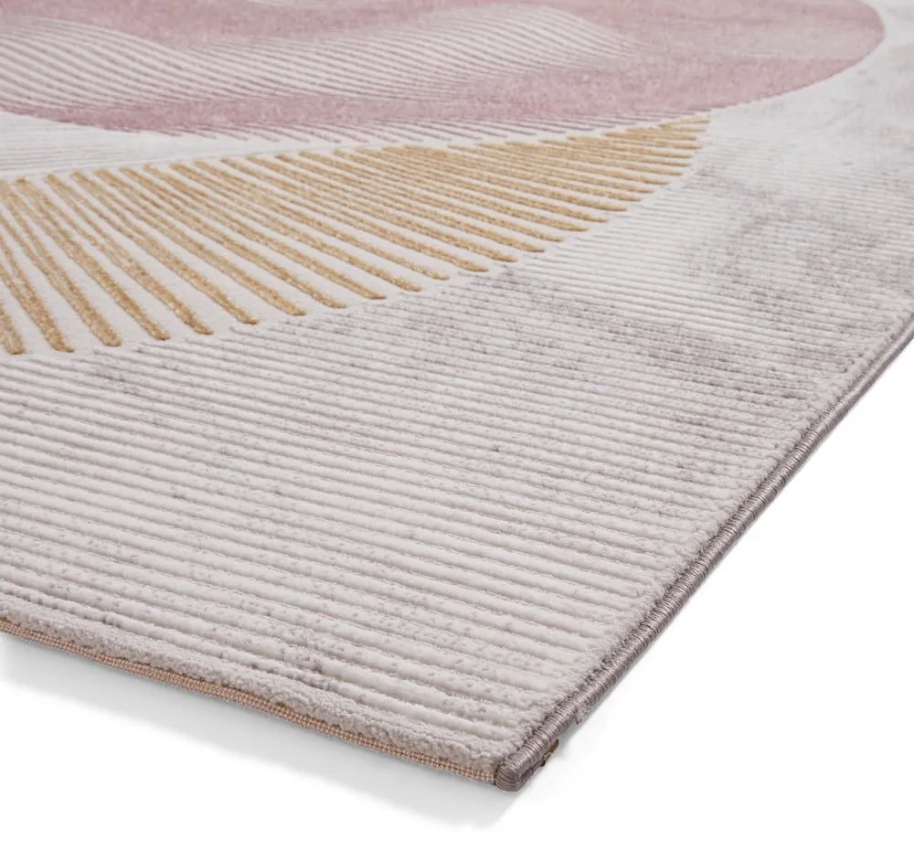 Világoskék-világos rózsaszín szőnyeg 120x170 cm Creation – Think Rugs