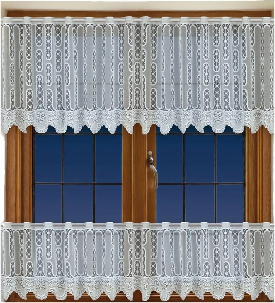 Mg Irigység jacquard 24863 Fehér 300x60 kész