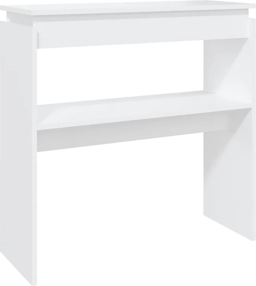 vidaXL fehér szerelt fa tálalóasztal 80 x 30 x 80 cm