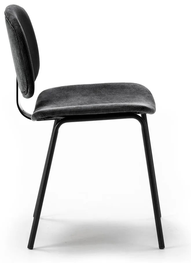 Fekete étkezőszék szett 2 db-os Arus – Marckeric