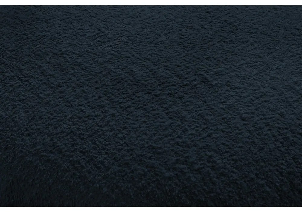 Sötétkék buklé szövet kanapé 260 cm Saint-Germain – Bobochic Paris