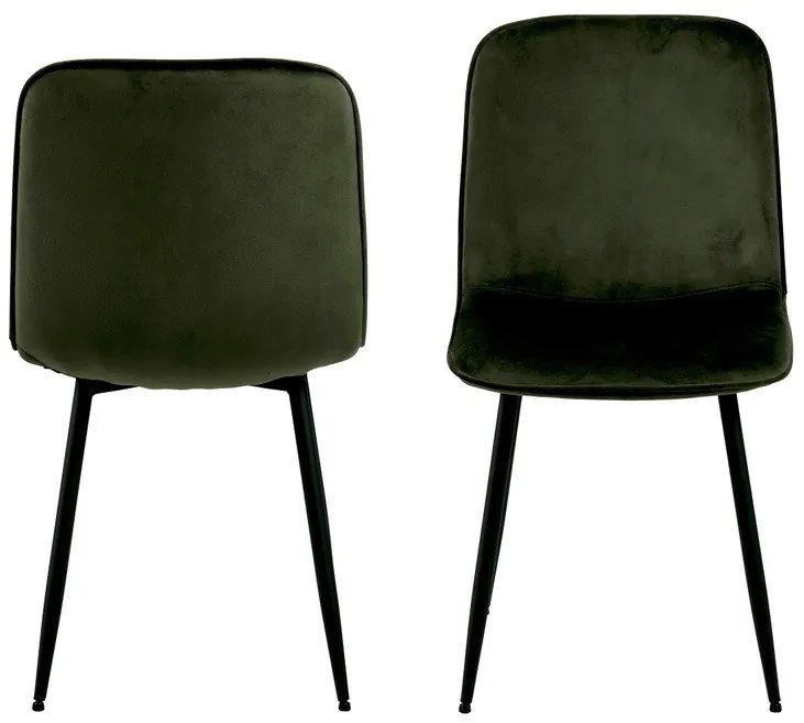 Design étkezőszék Damek olajzöld