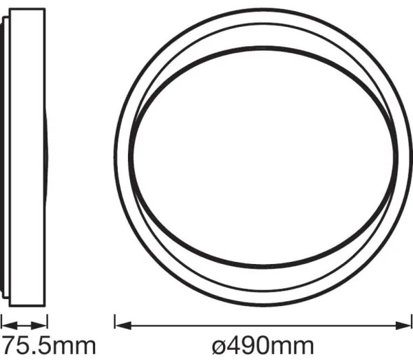Ledvance - LED Dimmelhető mennyezeti lámpa SMART + EYE LED/32W/230V Wi-Fi