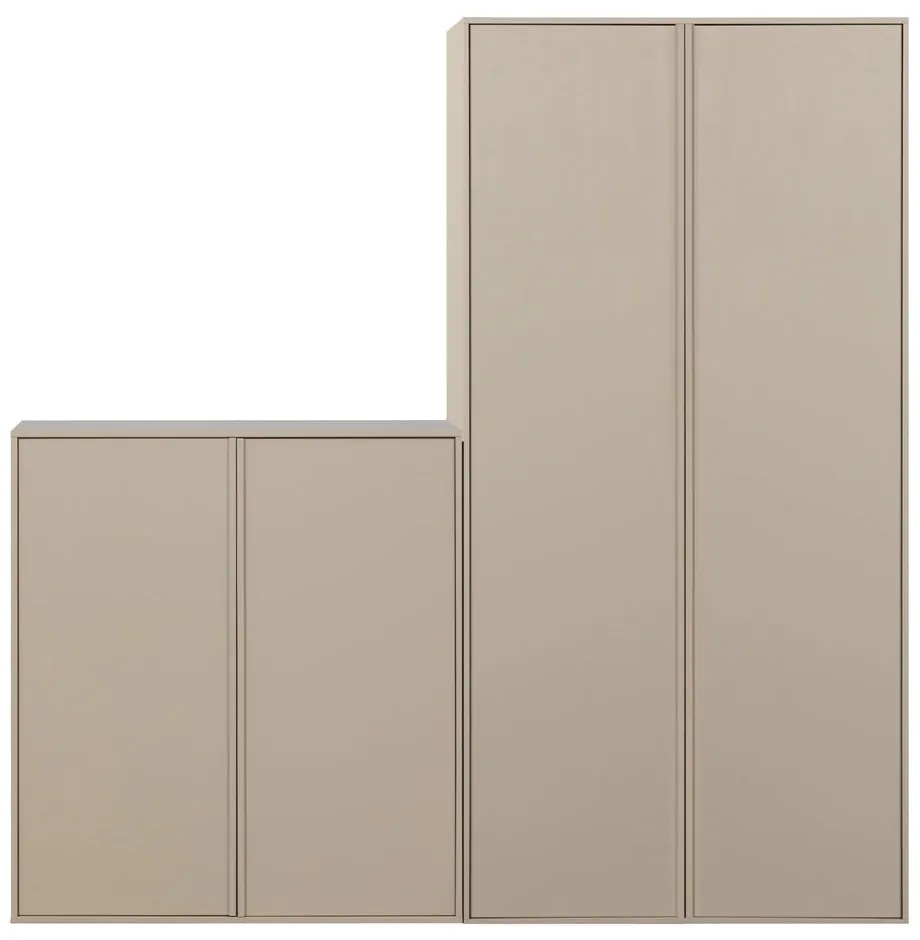 Krémszínű borovi fenyő moduláris szekrény 200x220 cm Daily – vtwonen