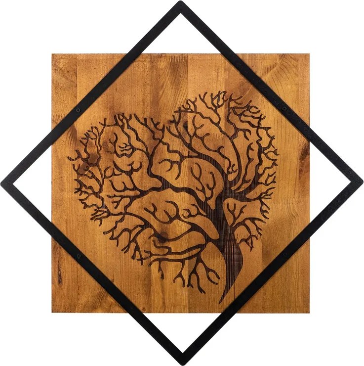 Tree fém fali dekoráció, 54×54 cm – TR899SKL2125