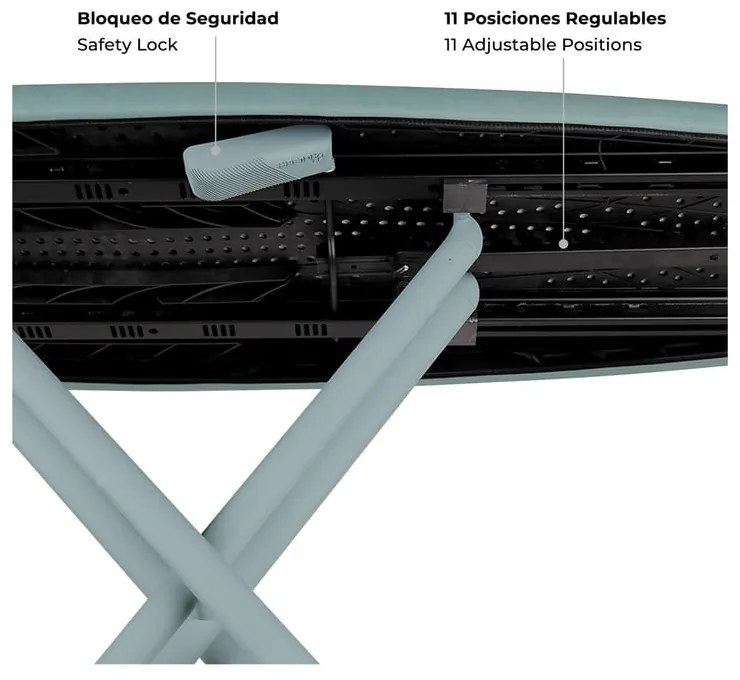 Vasalódeszka 130x37 cm K-Surf Salvia Tube – Rolser
