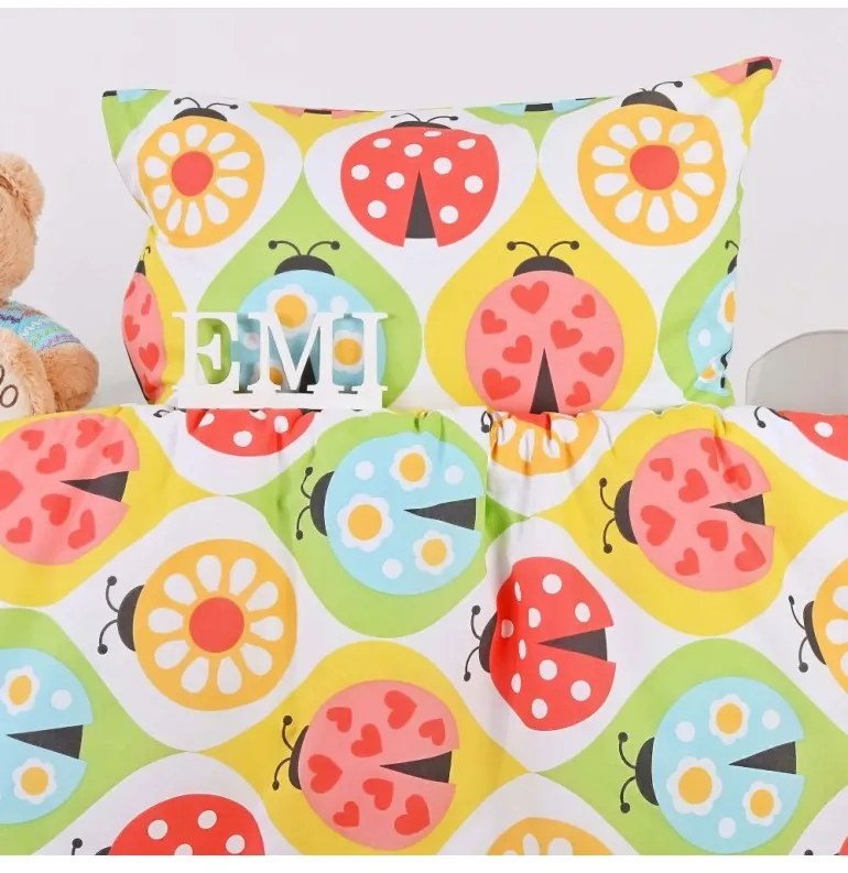 EMI katicás gyermek ágyneműhuzat, A standard egyszemélyes ágy szett tartalma: 1x 140x200 + 1x 70x90