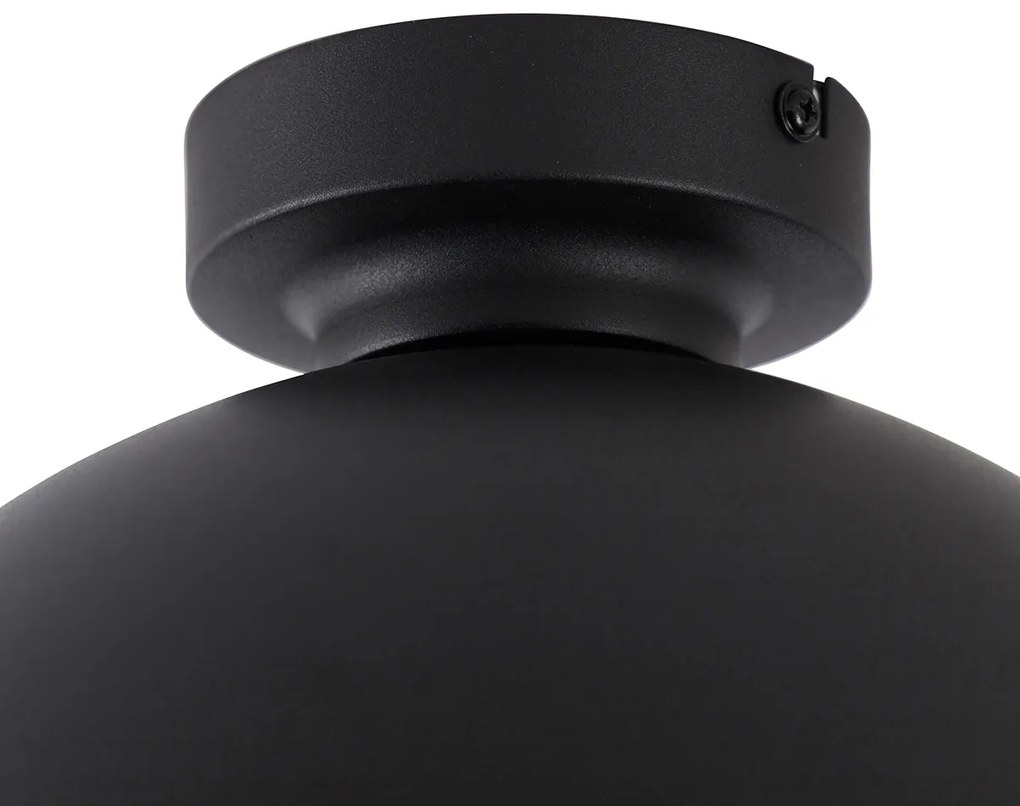 Okos mennyezeti lámpa fekete arannyal 28 cm, Wi-Fi-vel A60 - Magnax