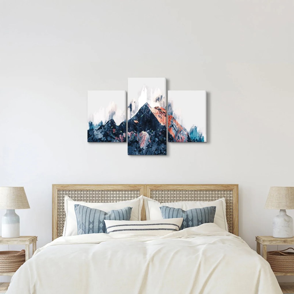 Kép - Absztrakt hegy (90x60 cm)