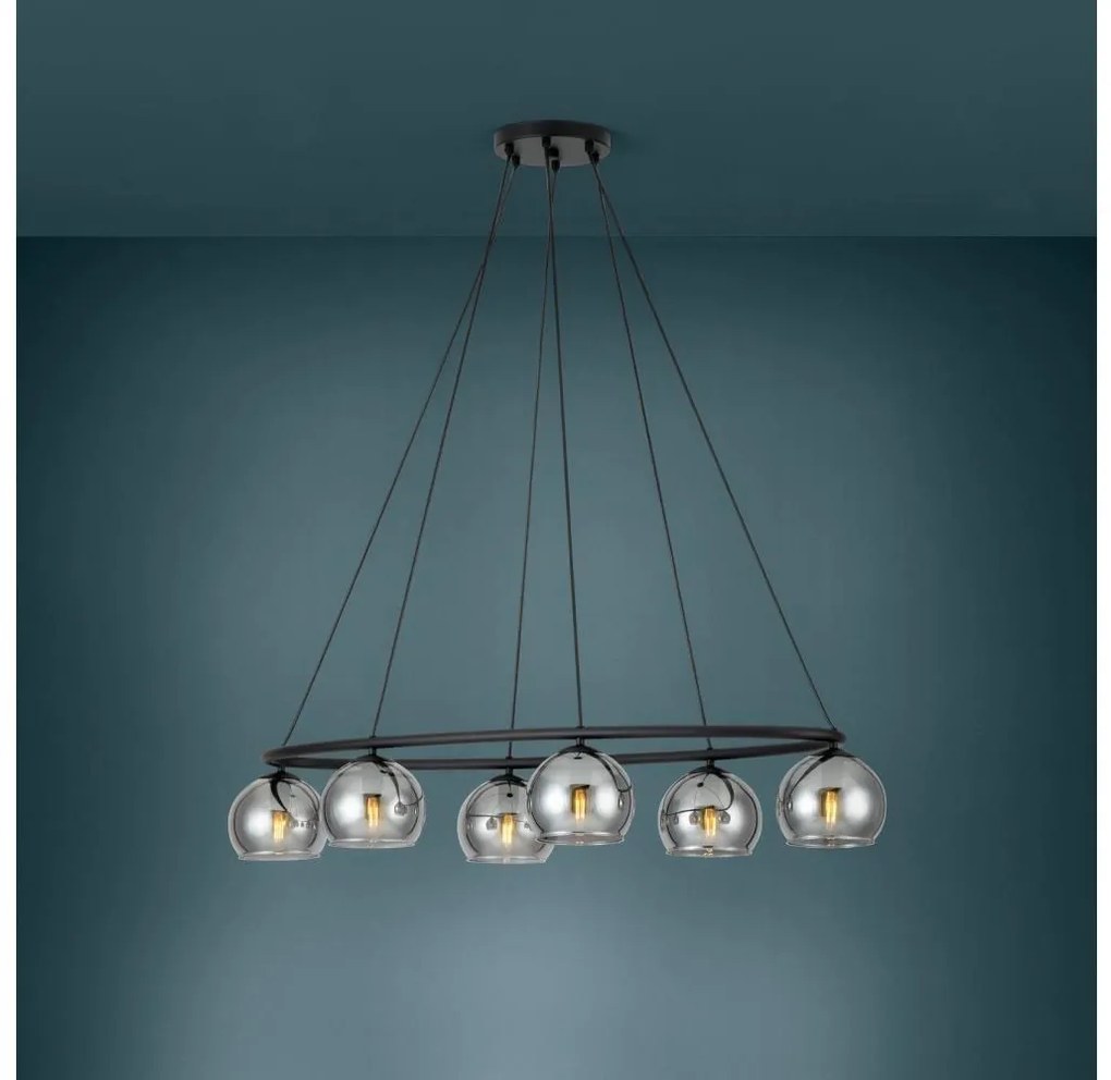 Eglo 39578 - Csillár zsinóron DAGUELLA 6xE14/25W/230V