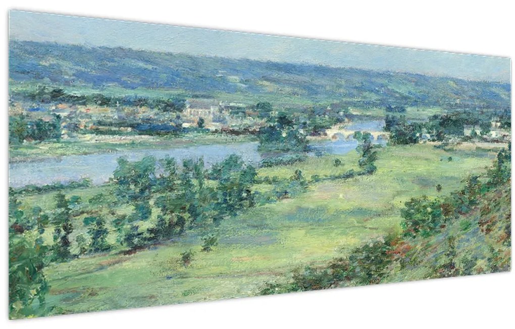 Kép - Theodore Robinson, The Valley of the Seine, From the Hills of Giverny, reprodukciók (120x50 cm)