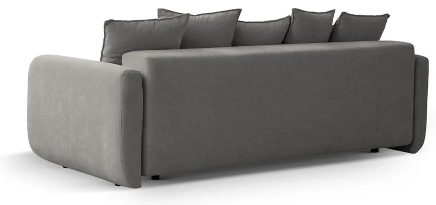 Szürke kinyitható tárolóhelyes kanapé 231 cm Elen – Micadoni