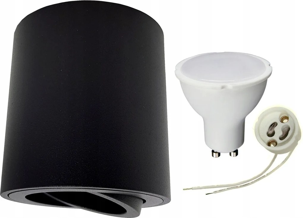 Falra Szerelhető Lámpatest Mozgatható Alu Led Cső GU10 7W