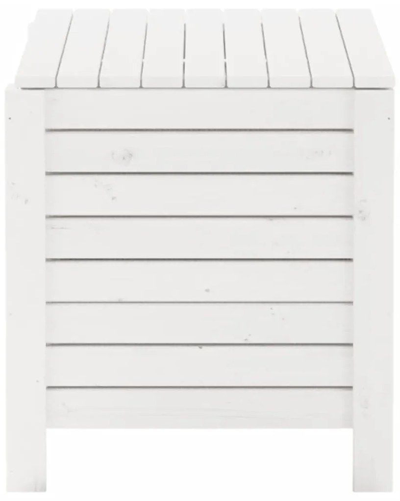 RANA fehér tömör fenyőfa tárolóláda fedéllel 100 x 49 x 54 cm