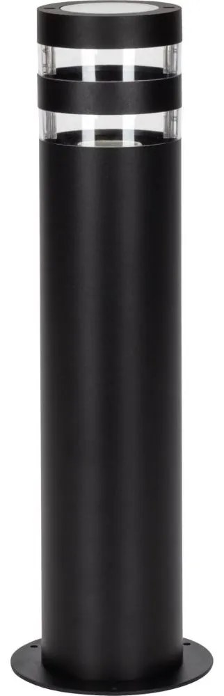 Polux Kültéri lámpa RINO 1xE27/12W/230V IP54 44 cm fekete SA2043