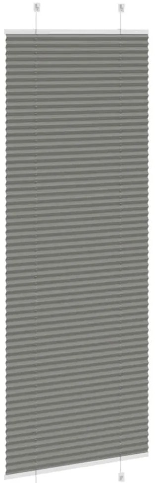 pliszírozott redőny antracit 75x200 cm szövetszélesség 74,4 cm