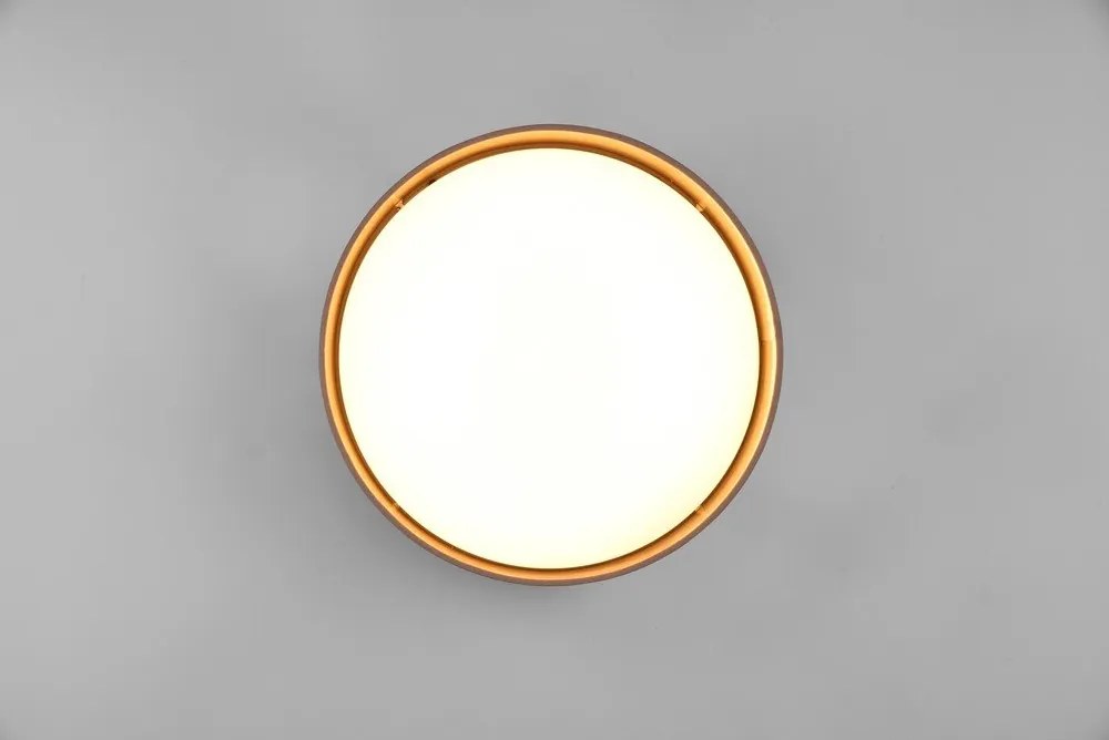 Világosbarna LED mennyezeti lámpa ø 30 cm Locarno – Reality