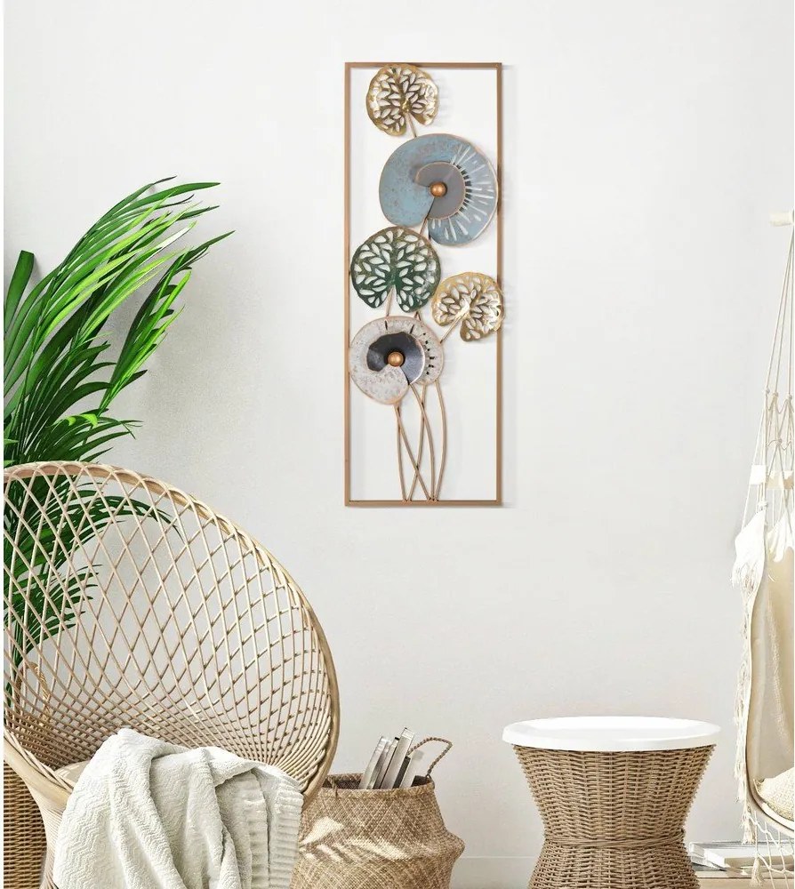 Gloth fém fali dekoráció, 31,2 x 90 cm - Mauro Ferretti