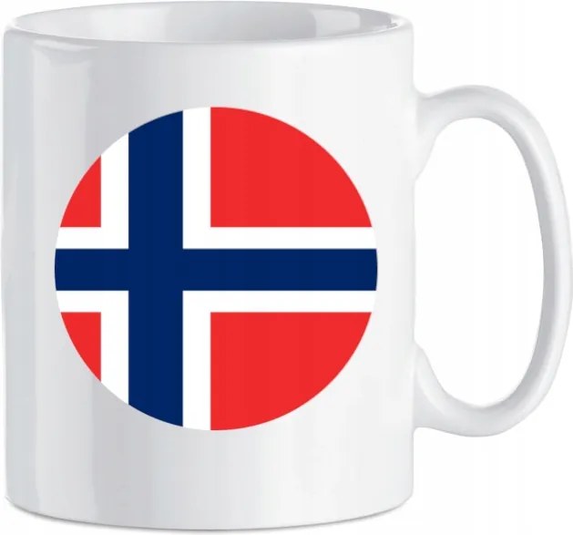 Nyomott mintás bögre Norvégia Bögre 330 ml